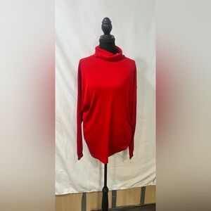 Red Turtleneck Sweater